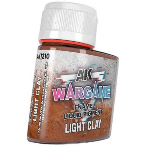 Краска AK Interactive Liquid Pigments: Light Clay AK1210 (35 мл)