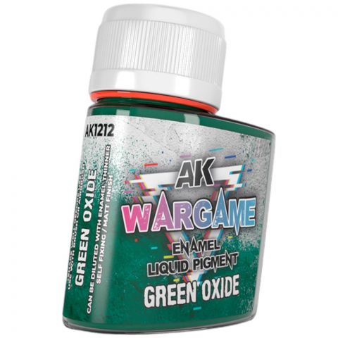 Краска AK Interactive Liquid Pigments: Green Oxide AK1212 (35 мл)