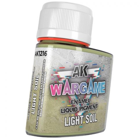 Краска AK Interactive Liquid Pigments: Light Soil AK1216 (35 мл)