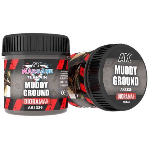 Краска AK Interactive Terrain: Muddy Ground AK1226 (100 мл)