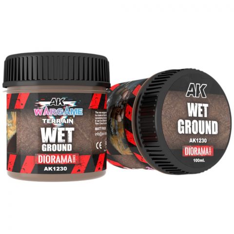 Краска AK Interactive Terrain: Wet Ground AK1230 (100 мл)