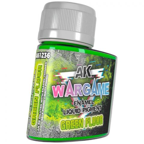 Краска AK Interactive Liquid Pigments: Green Fluor AK1236 (35 мл)