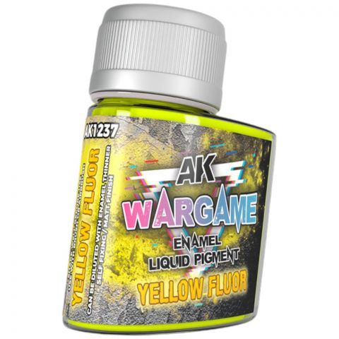 Краска AK Interactive Liquid Pigments: Yellow Fluor AK1237 (35 мл)