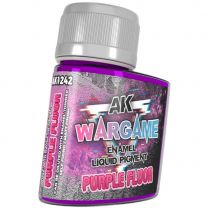 Краска AK Interactive Liquid Pigments: Purple Fluor (35 мл)