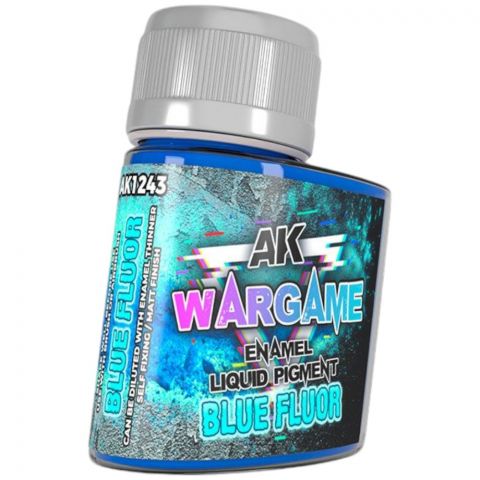 Краска AK Interactive Liquid Pigments: Blue Fluor AK1243 (35 мл)