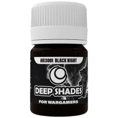 Краска AK Interactive Deep Shades: Black Night AK13001 (30 мл)
