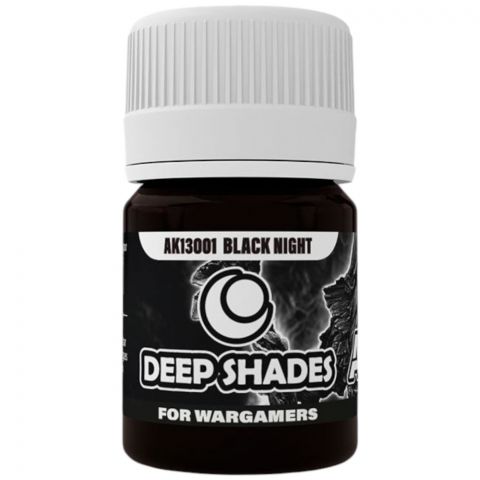 Краска AK Interactive Deep Shades: Black Night AK13001 (30 мл)