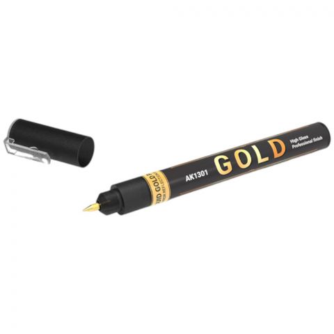 Маркер AK Interactive: Metallic Liquid – Gold AK1301