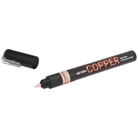 Маркер AK Interactive: Metallic Liquid – Copper AK1304