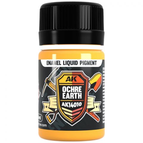 Краска AK Interactive Liquid Pigments: Ochre Earth AK14010 (35 мл)
