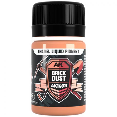 Краска AK Interactive Liquid Pigments: Brick Dust AK14011 (35 мл)