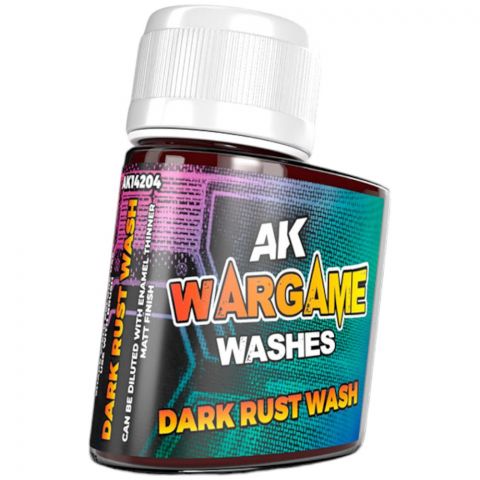 Краска AK Interactive Washes: Dark Rust Wash AK14204 (35 мл)