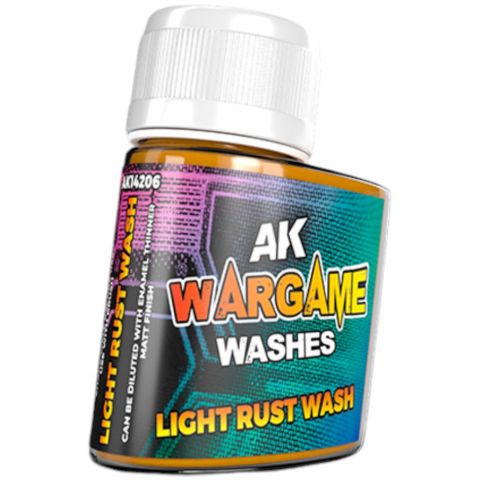 Краска AK Interactive Washes: Light Rust Wash AK14206 (35 мл)