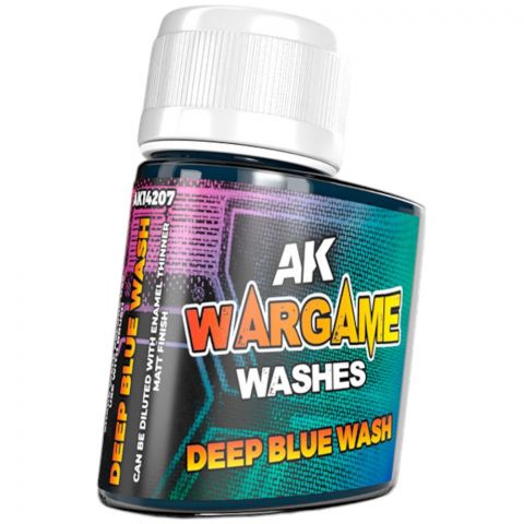 Краска AK Interactive Washes: Deep Blue Wash AK14207 (35 мл)