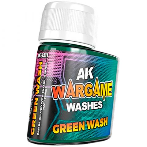 Краска AK Interactive Washes: Green Wash AK14211 (35 мл)
