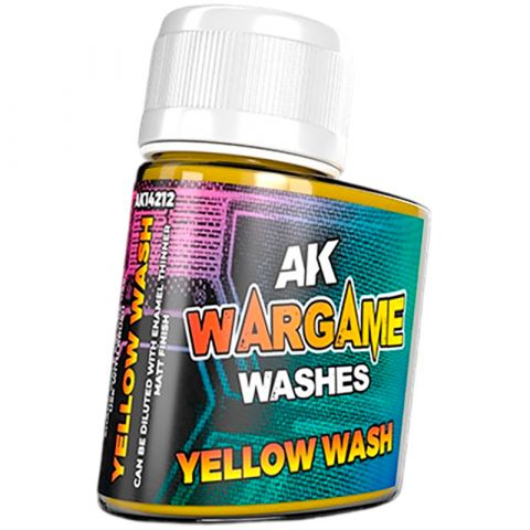 Краска AK Interactive Washes: Yellow Wash AK14212 (35 мл)