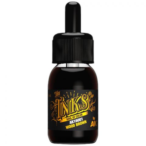Краска AK Interactive The Inks: Wood Brown AK16001 (30 мл)