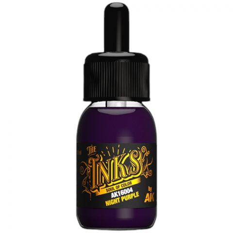 Краска AK Interactive The Inks: Night Purple AK16004 (30 мл)