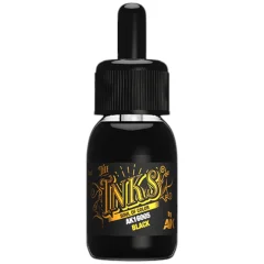 Краска AK Interactive The Inks: Black AK16005 (30 мл) (2024)