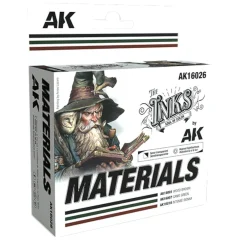 Набор красок AK Interactive The Inks: Materials AK16026