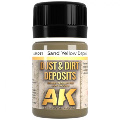 Краска AK Interactive Effects: Sand Yellow Deposits AK4061 (35 мл)