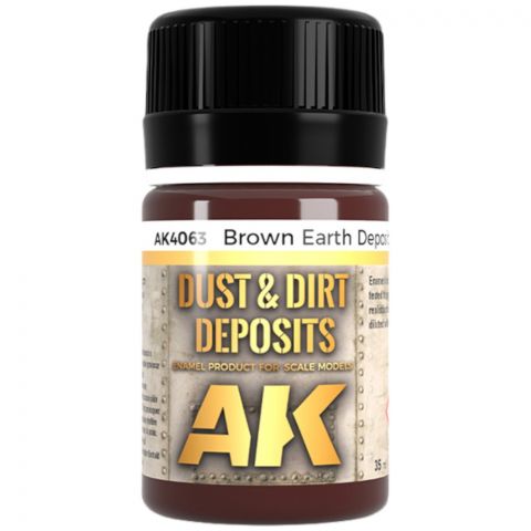 Краска AK Interactive Effects: Brown Earth Deposits AK4063 (35 мл)