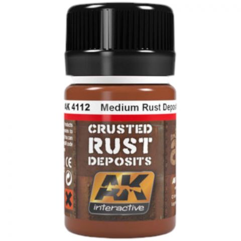Краска AK Interactive Effects: Medium Rust Deposits AK4112 (35 мл)