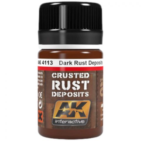 Краска AK Interactive Effects: Dark Rust Deposits AK4113 (35 мл)