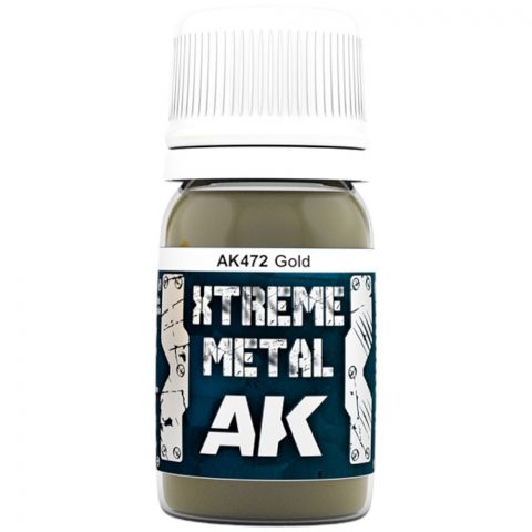 Краска AK Interactive Metallic: Xtreme Metal Gold AK472 (30 мл)