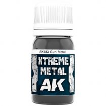 Краска AK Interactive Metallic: Xtreme Metal Gun Metal (30 мл)