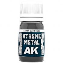 Краска AK Interactive Metallic: Xtreme Metal Burnt Metal (30 мл)