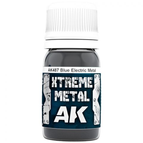 Краска AK Interactive Metallic: Xtreme Metal Metallic Blue AK487 (30 мл)
