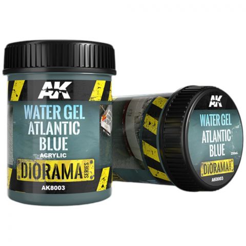 Краска AK Interactive Diorama. Water Gel: Atlantic Blue AK8003 (250 мл)