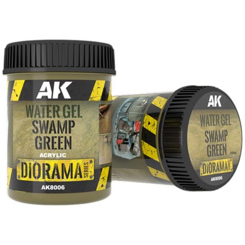 Краска AK Interactive Diorama. Water Gel: Swamp Green AK8006 (250 мл)