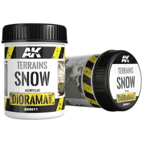 Краска AK Interactive Diorama. Terrains: Snow AK8011 (250 мл)