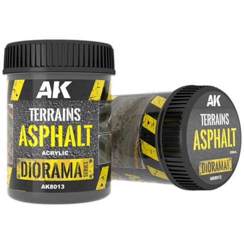 Краска AK Interactive Diorama. Terrains: Asphalt AK8013 (250 мл)