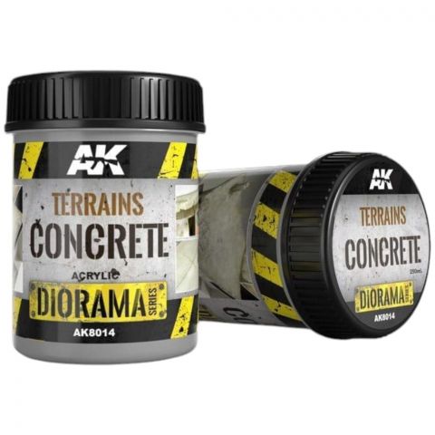 Краска AK Interactive Diorama. Terrains: Concrete AK8014 (250 мл)
