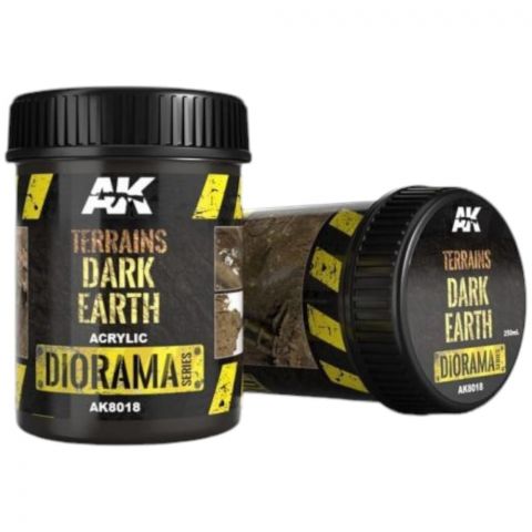 Краска AK Interactive Diorama. Terrains: Dark Earth AK8018 (250 мл)