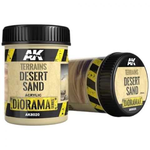 Краска AK Interactive Diorama. Terrains: Desert Sand AK8020 (250 мл)