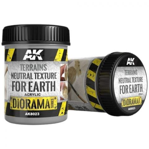 Краска AK Interactive Diorama. Terrains: Neutral Texture For Earth AK8023 (250 мл)