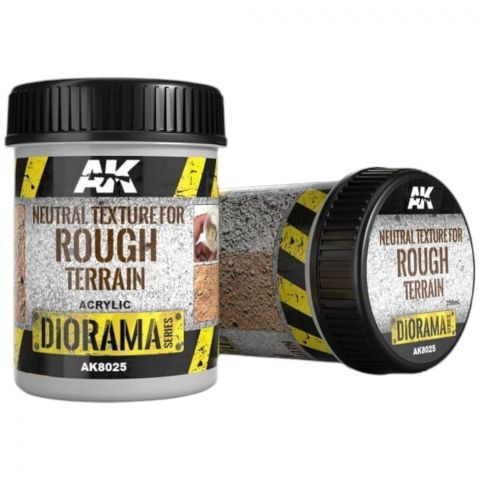Краска AK Interactive Diorama: Neutral Texture For Rough Terrain AK8025 (250 мл)