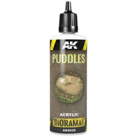 Краска AK Interactive Diorama: Puddles AK8028 (60 мл)