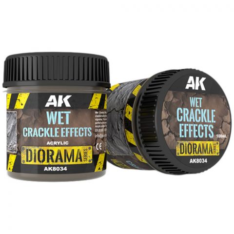 Краска AK Interactive Effects: Wet Crackle Effects AK8034 (100 мл)
