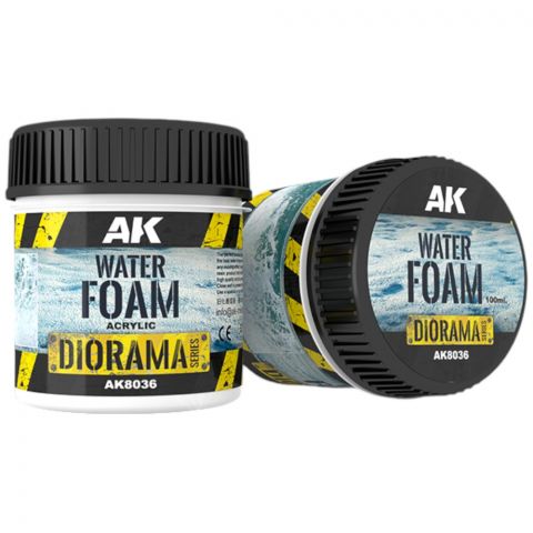 Краска AK Interactive Diorama: Water Foam AK8036 (100 мл)