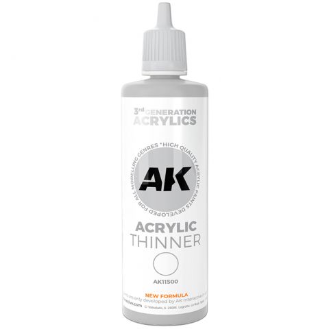 Разбавитель AK Interactive Acrylic Thinner AK11500 (100 мл)