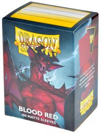 Протекторы Dragon Shield Blood Red (100 шт., 63x88 мм)