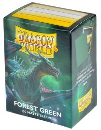 Протекторы Dragon Shield Forest Green (100 шт., 63x88 мм)