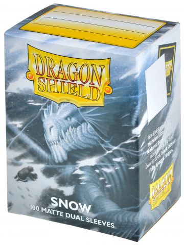 Протекторы Dragon Shield Snow (100 шт., 63x88 мм)