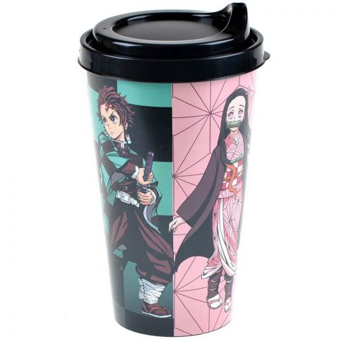 Стакан пластиковый Demon Slayer: Tanjiro и Nezuko 