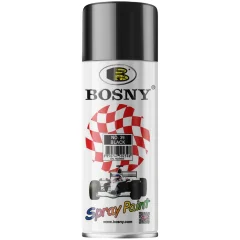 Краска Bosny "Чёрный глянцевый" RAL 9005 (520 мл.)